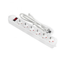 EKF PROxima Сетевой фильтр 6*1,8м 16А/3,2кВт с выкл. c/з ПВС 3х1,0 Блокбастер XL.