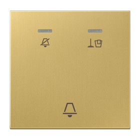 JUNG Клавиша для гостиничных кнопочных модулей 531KO5EUM24 или 531KO5EUM230, латунь Classic