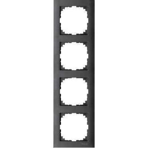 MERTEN M-Pure РАМКА 4 поста, АНТРАЦИТ, SM