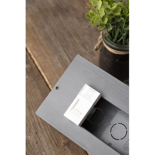 Розетка RJ45 кат. 5e, 1 модуль EKF