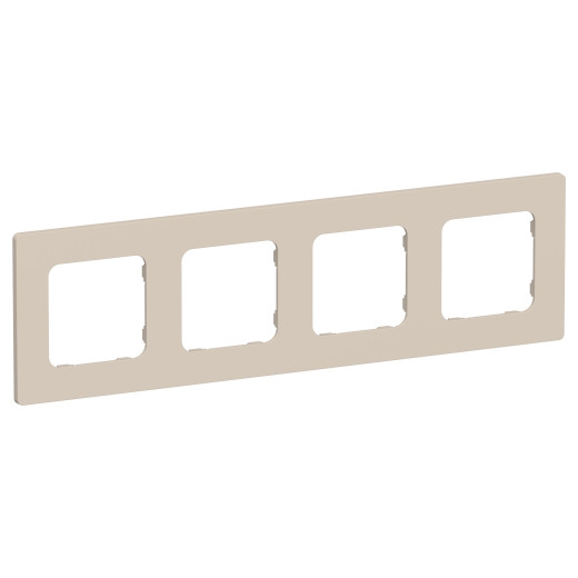 FLITE Рамка 4-мест. РУ-4-К-ФлЛ льн. IEK