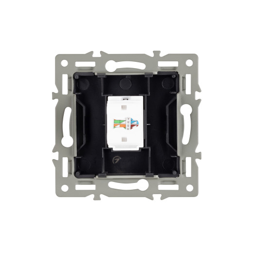 Механизм компьютерной розетки SCT-MPC1-PL-GR (RJ-45, CAT6) (Arlight, -)