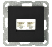 Jasmart G Черный матовый Розетка RJ45 2-ая