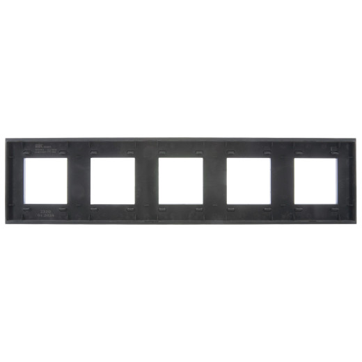 SKANDY Рамка 5-мест. SK-F25G стекло граф. IEK