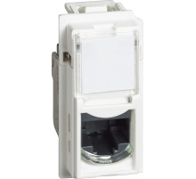 BT Living now Белый Механизм Розетка компьютерная RJ45 cat5e UTP 1 мод.