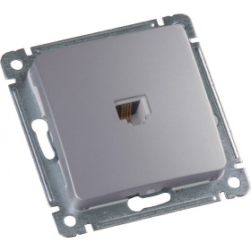 Hegel Мастер внутр Серебро РСК-400-06 Розетка компьютерная, механизм