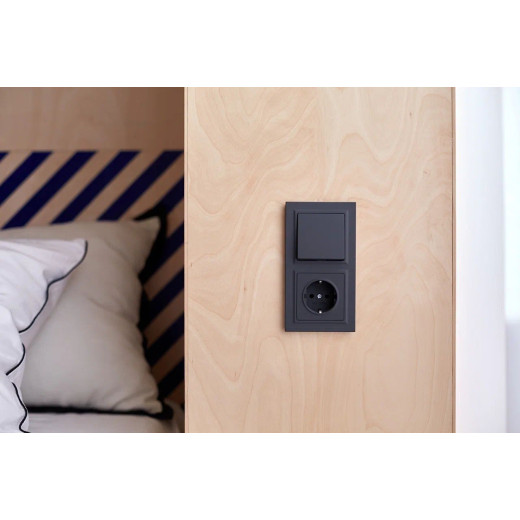 BRITE Выключ. 1-кл. 10А ВС10-1-0-БрГ граф. IEK