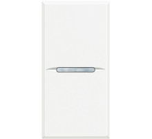 BT Axolute White Axial Выключатель кнопочный (NO контакт) 16 А 1 мод.