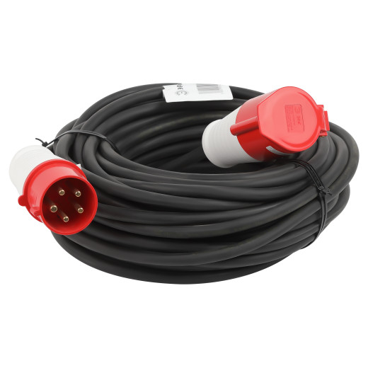 Удлинитель силовой ЭРА IND380-U-1e-5x2,5-30m-IP44 на 380В в бухте 1 розетка CEE 5P 30м КГ 5х2,5 32A IP44