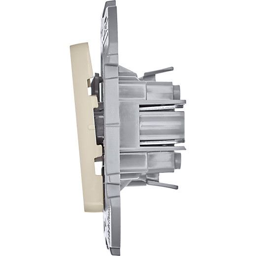 Выключатель одноклавишный - Legrand/Daccord Inspiria - 10АХ 250В безвинтовые зажимы - слоновая кость