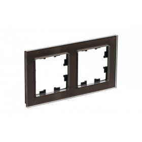 Systeme Electric AtlasDesign Nature Стекло мокко Рамка 2-ая