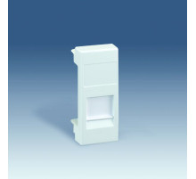 Simon 82 Centr. Алюминий Адаптер на RJ45(12) AMP(Keystone), узкий