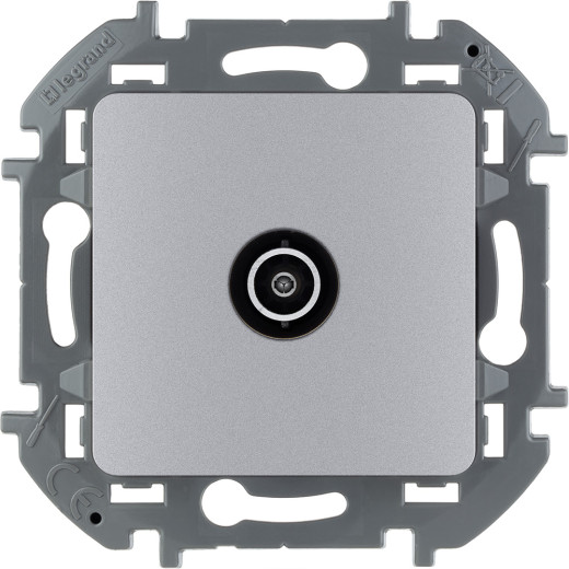 Розетка TV (телевизионная) - Legrand/Daccord Inspiria - проходная - алюминий