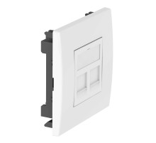 OBO Bettermann Корпус розетки компьютерной (адаптер) двойной для монтажа 2 модулей RJ45 типа 