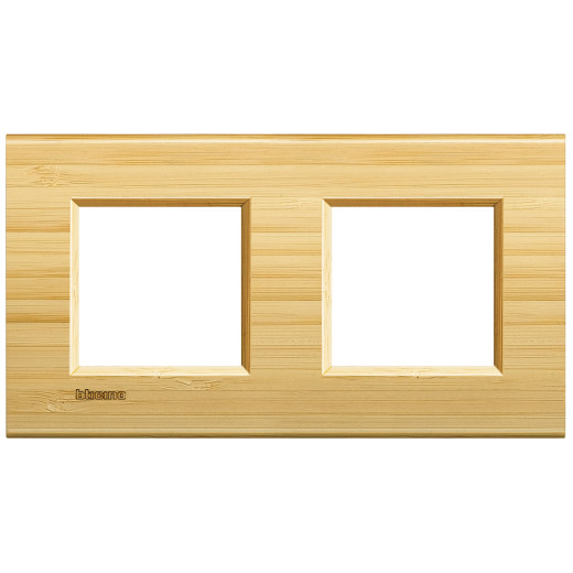 Livinglight Рамка прямоугольная, 2 поста, цвет Бамбук