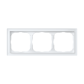 Systeme Electric ArtGallery Pure Органическое стекло Белый Рамка 3-ая