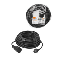 TDM Удлинитель-шнур силовой каучук, КГ, IP44, штепс. гнездо с/з, 4000 Вт, 30 м Народный У1-12048