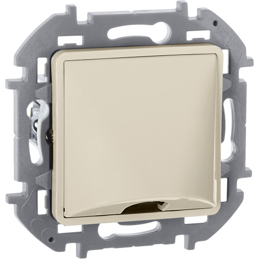 Вывод кабеля IP21 - Legrand/Daccord Inspiria - с зажимом для кабеля - слоновая кость