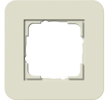 Gira E3 Песочный/Антрацит Рамка 1-ая