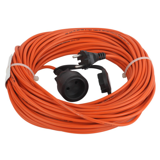 Удлинитель силовой ЭРА UPx-1-2x0.75-30m в бухте без заземления 1 розетка 30м ПВС 2х0.75мм2