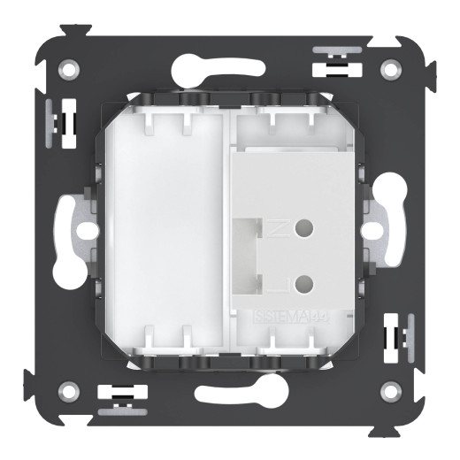 USB зарядное устройство в стену, Avanti, белое облако, 2.1А