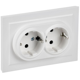 IEK BRITE Роз. 2-я с з/к/ш 16А в сб. РСш12-3-БрАБ а/б