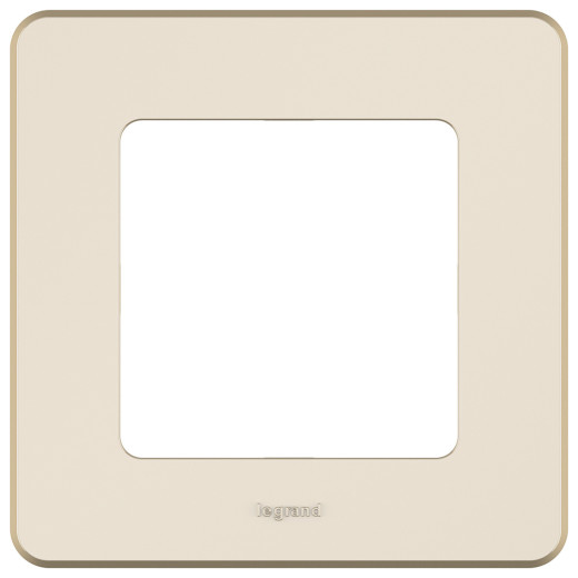 Рамка 1 пост - Legrand/Daccord Inspiria - слоновая кость