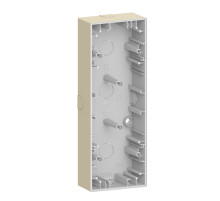 Schneider Electric MERTEN D-Life корпус для открытого монтажа, 3 пост, САХАРА