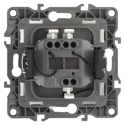 12-1102-01 ЭРА Выключатель с подсветкой, 10АХ-250В, IP20, Эра12, белый (10/100/3200)