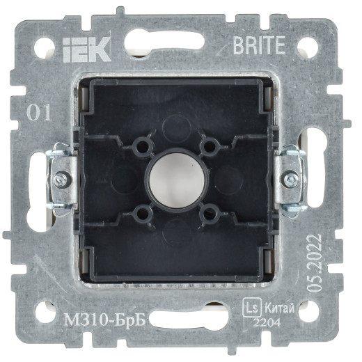 BRITE Заглушка с суппортом МЗ10-БрБ бел. IEK