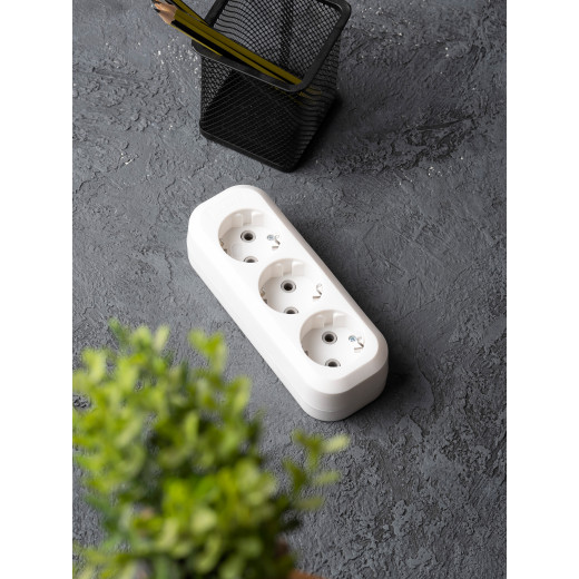 Колодка 3 гн. 16А 3,5кВт с/з Эксперт EKF PROxima