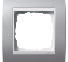 Gira Event Алюминий/Бел.глянц. Рамка 1-ая