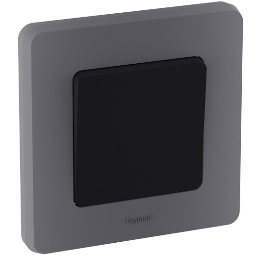 Рамка 1 пост - Legrand/Daccord Inspiria - дымчатый