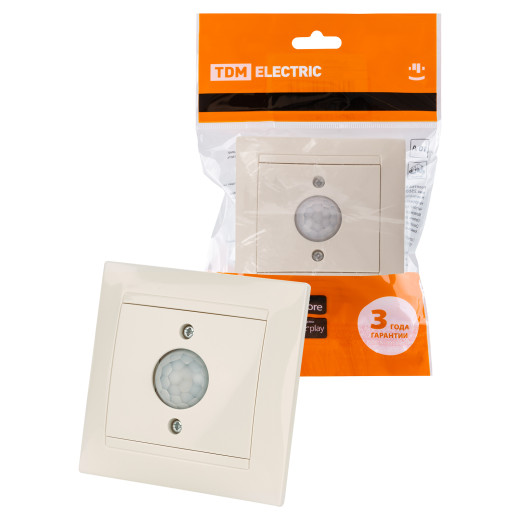 Выключатель с датчиком движения 1А сл. кость 