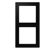 JUNG LS 990 Черный матовый Рамка 2-ая