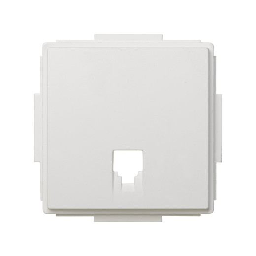 Накладка телефонной розетки, Scudo, белый
