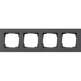 Gira E2 Антрацит Рамка 4-ая заподлицо