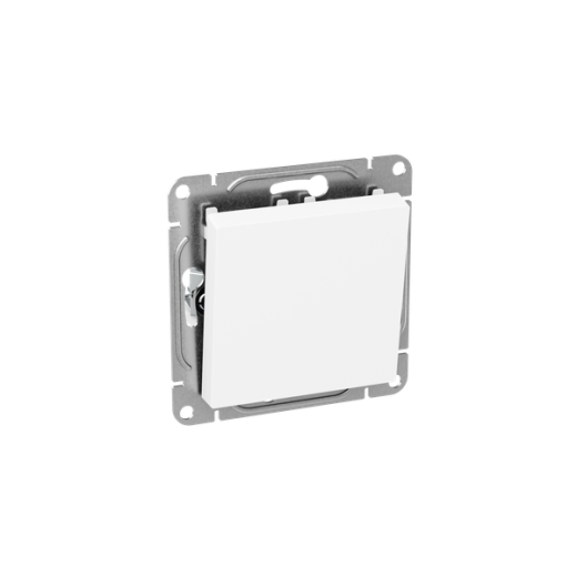 Механизм выключателя, одноклавишный, проходной, белый Эпика EKF