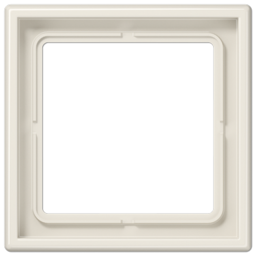 Рамка для вертикальной и горизонтальной установки, 1 пост, дюропласт, слоновая кость, LS990