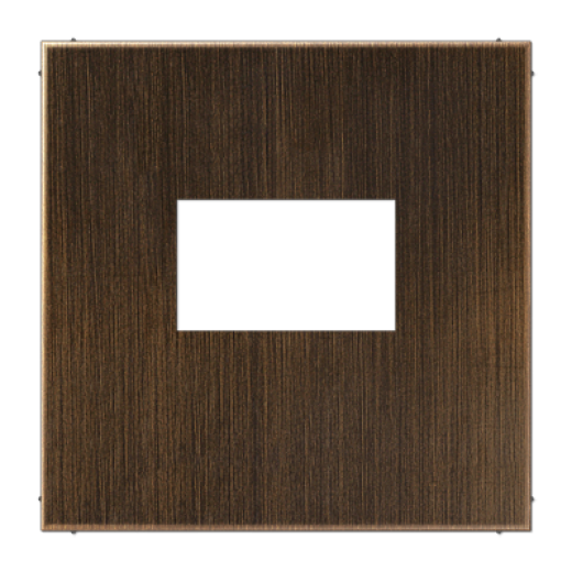 Плата для USB-зарядных устройств без видимого винта, металл, латунь Antik