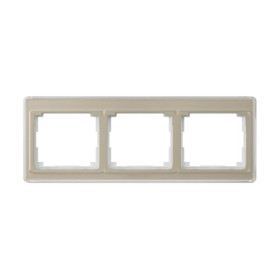 JUNG SL 500 Бронза Рамка 3-ая горизонтальная