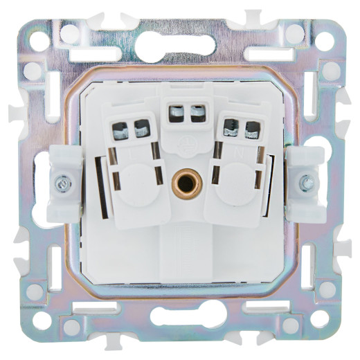 SKANDY Роз. с з/к без з/ш 16А SK-R05S сереб. IEK