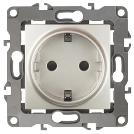 Розетка ЭРА Серия 12 12-2101-15 2P+E Schuko 16A-250В IP20 перламутр