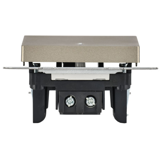 BRITE Выключ. 1-кл. с инд. 10А ВС10-1-1-БрШ шамп. IEK