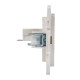 Стокгольм Механизм Розетки RJ-45 1-местной белый EKF PROxima