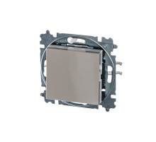 ABB EPJ Levit кофе макиато / белый Переключатель перекрёстный 1-клавишный,