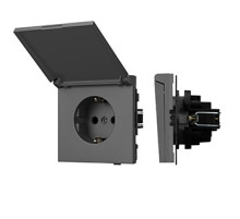 Arlight Механизм розетки влагозащищённый SCT-TENDO-MCP-SFPL-GR (230V, 16A) (-)