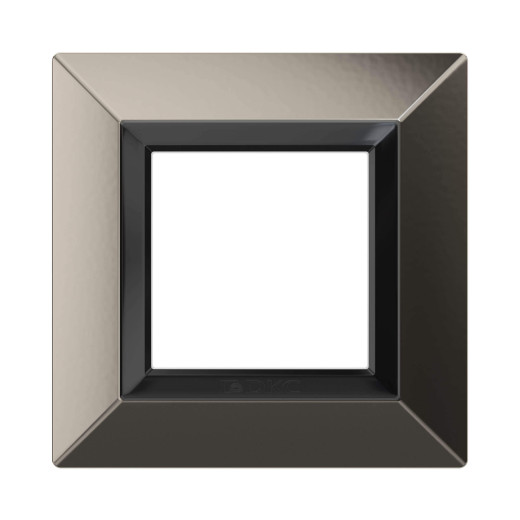 Рамка из металла 1 пост (2 мод.), Avanti, никелированная