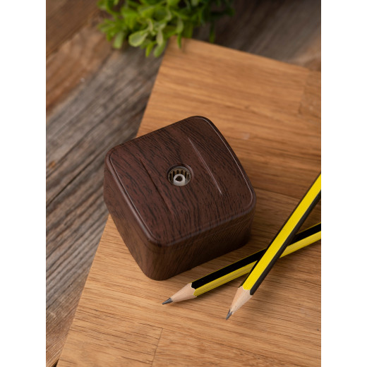 Розетка TV 1-местная ОП Минск 75Ом 5-862МГц тёмное дерево EKF