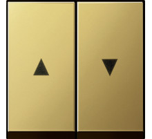 Gira S-55 Латунь Клавиша 2-ая жалюзийная